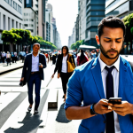 **Prompt 1: Urban Vigilance**
    A professional-looking person, fully clothed in modest business casual attire, walking on a bustling, wide avenue in a modern Brazilian metropolis, like São Paulo. The subject subtly tucks a smartphone into a bag, maintaining an observant yet composed expression, illustrating vigilance amidst a vibrant urban setting. In the background, modern skyscrapers and diverse, fully clothed pedestrians create a dynamic street scene under bright daylight. This image conveys a sense of awareness and professionalism in a busy city environment.
    *   Safety modifiers: fully clothed, modest clothing, appropriate attire, professional dress, safe for work, appropriate content, professional.
    *   Anatomy modifiers: perfect anatomy, correct proportions, natural pose, well-formed hands, proper finger count, natural body proportions.
    *   Quality modifiers: professional photography, high quality, sharp focus, detailed.